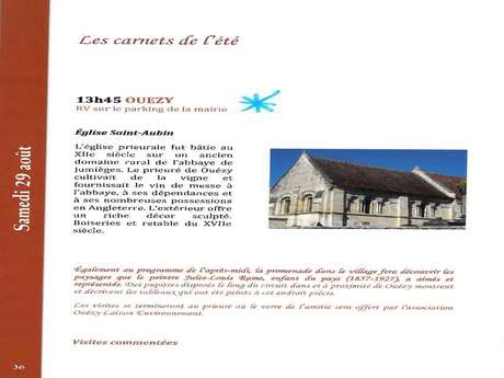 Circuit visites de l'Église Saint-Aubin  Ouézy