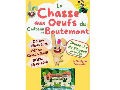 Chasse aux oeufs- Château de Boutemont