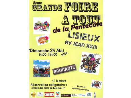 5ème grande foire à tout de la Pentecôte