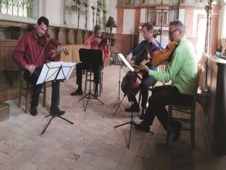 Concert de l'Ensemble Hermione "Quatuor à cordes"- Eglise de Heurtevent