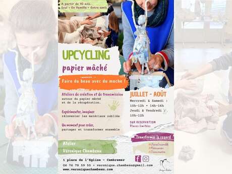 Stage d'été : upcycling en papier mâché