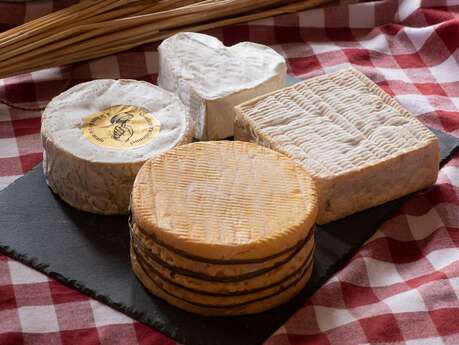 Bar à fromages au Village fromager Graindorge