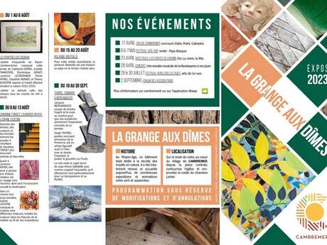 Exposition du Photoclub de Cambremer à la Grange aux dîmes du 4 au 9 juillet 2023