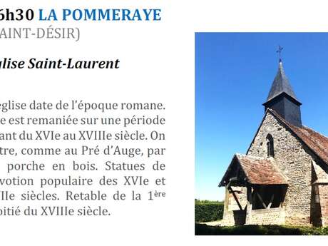 APEPA : Visite de l'Eglise Saint-Laurent de la Pommeraye