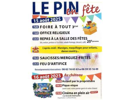 Le pin en fête