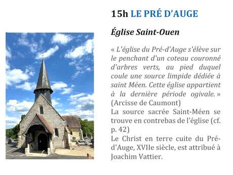 Apepa  : Visite de l'Eglise Saint-Ouen, Le Pré d'Auge