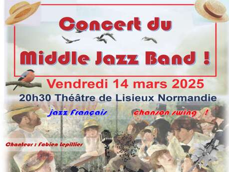 Concert du Middle Jazz Band au théâtre de Lisieux !