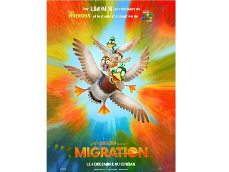 Projection jeunesse gratuite du film "Migration" à la médiathèque