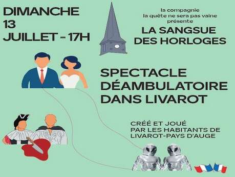 Spectacle déambulatoire dans Livarot
