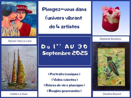 Exposition Collective "Quand l'art éveille nos sens !" au Village Fromager - Livarot