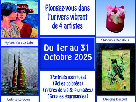 Exposition Collective "Quand l'art éveille nos sens !" au Village Fromager - Livarot