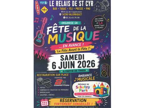 La Fête de la Musique en avance au Relais de St Cyr !