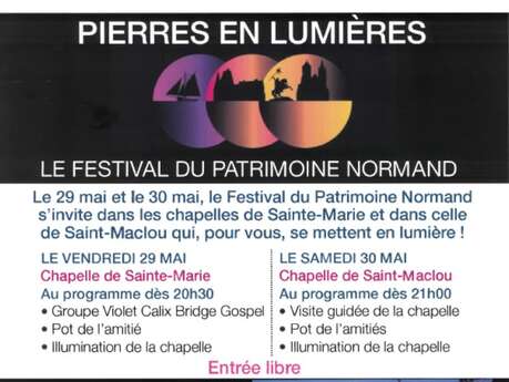 Pierres en lumières dans les chapelles de Sainte-Marie et de Saint-Maclou