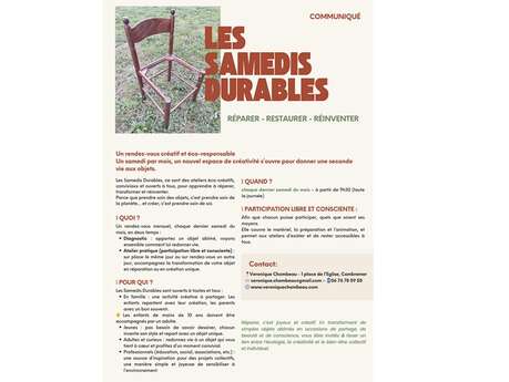 Les Samedis Durables : sensibilisation à l'Upcycling &  Papier Mâché