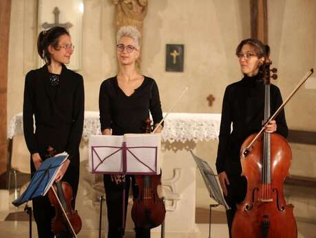 Concert "Trio Osmonde" à l'église Saint Martin - Les Moutiers Hubert