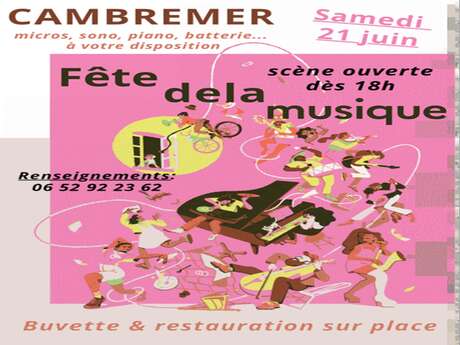 Fête de la musique le 21 juin 2025 à Cambremer