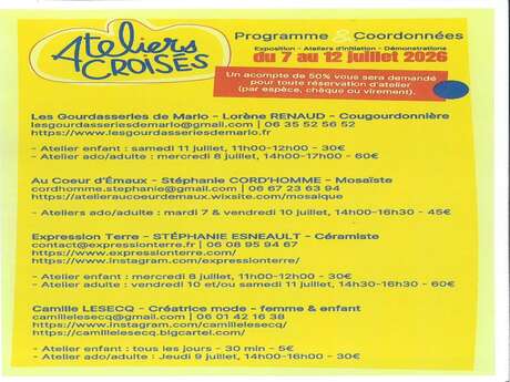Exposition "Ateliers croisés"