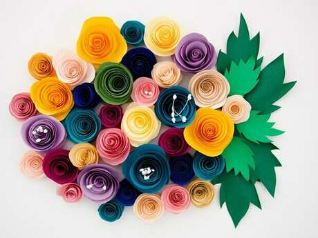 Atelier fleurs en papier