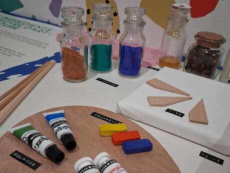 Labomusée Toucher l'art : les pigments 6-12 ans