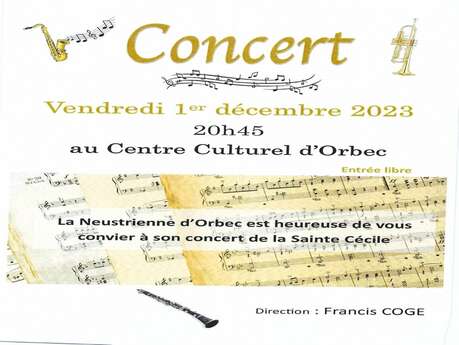 Concert de la Sainte-Cécile de la Neustrienne