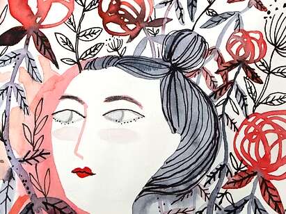 Lisieux en Bulles : Performance artistique d'Eva Chatelain