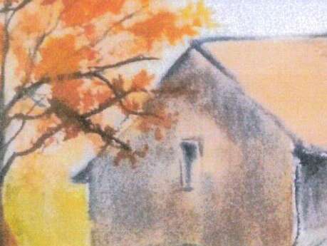 Expose ses aquarelles