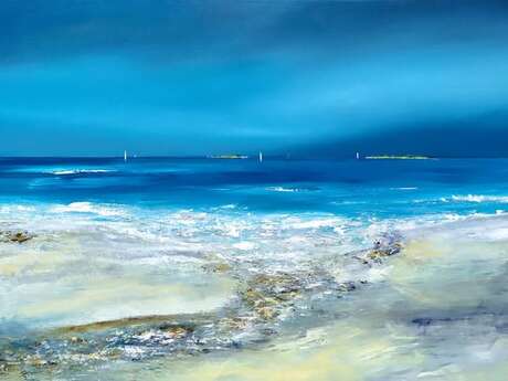 Paysages de bord de mer - Peinture