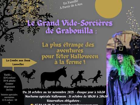 Le Grand Vide-Sorcières de Grabouilla pour fêter Halloween