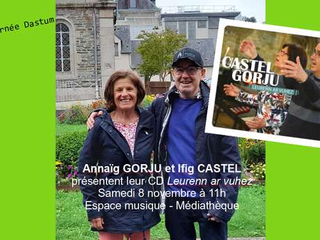 Présentation du CD Leurenn ar vuhez avec Ifig Castel et Anaïg Gorju
