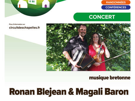 Ronan Blejean & Magali Baron - Musique bretonne - Circuit des Chapelles