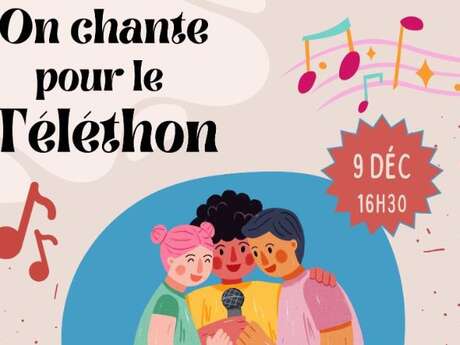 Le chœur des améthystes chante pour le Téléthon