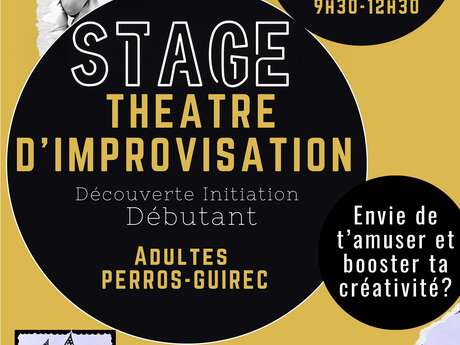 Stage de théâtre: Initiation improvisation pour adultes débutants
