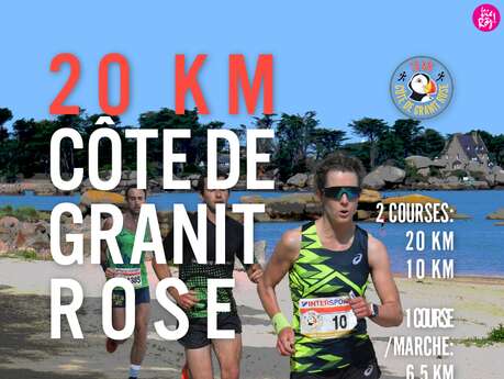 20 km de la Côte de Granit Rose