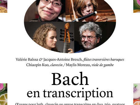 Les friandises – Bach en transcription