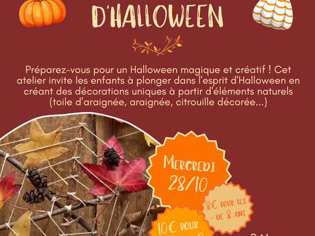 Créations nature d'halloween