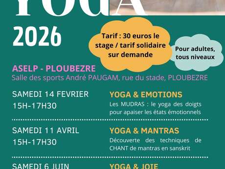 Atelier yoga sur la joie