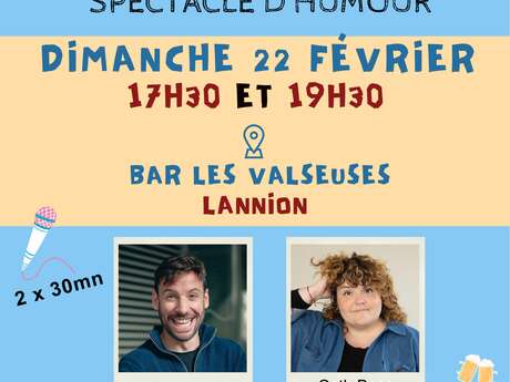 Spectacle d'humour - Bliz Stand Up aux Valseuses