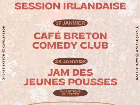 Session irlandaise au Café Breton