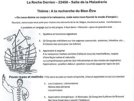 A la recherche du bien-être - stage découverte