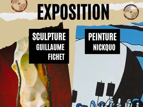 Guillaume FICHET (sculpture) & NICKQUO (peinture)