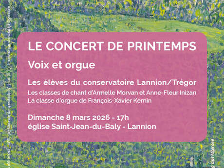 Concert de printemps - voix et orgue