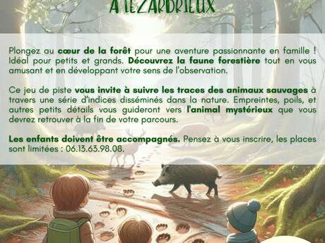 Jeu de piste : sur les traces des animaux