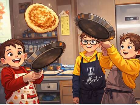 Chandeleur enfants "Concours lancer de crêpes...et mini crêpes party"