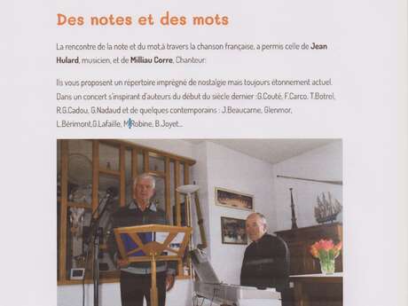Des notes et des Mots