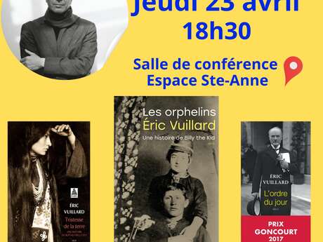 Rencontre avec Eric Vuillard