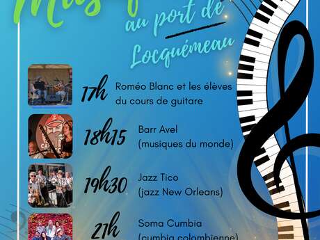 Fête de la Musique au port de Locquémeau