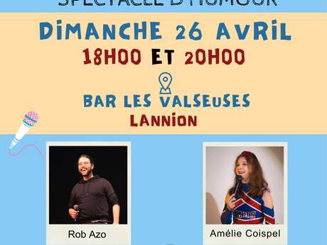 Spectacle d'humour - Bliz Stand Up aux Valseuses