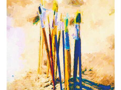 Les Peintres à la Plage