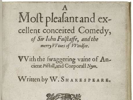Les Joyeuses commères de Windsor -  William Shakespeare