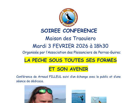 Association des Plaisanciers de Perros-Guirec: Conférence